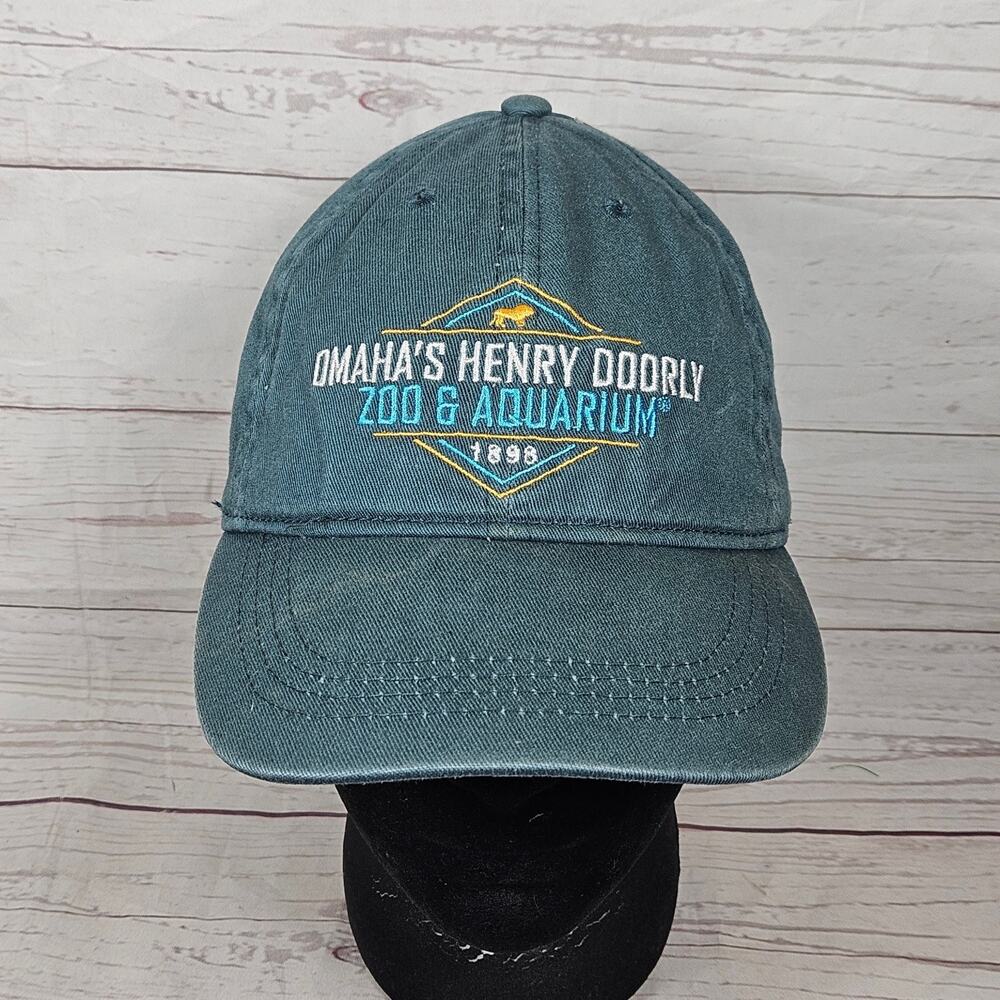 Omaha's Henry Doorly Zoo Hat ACE USA Dad Cap Men's Adjustable Teal Cotton